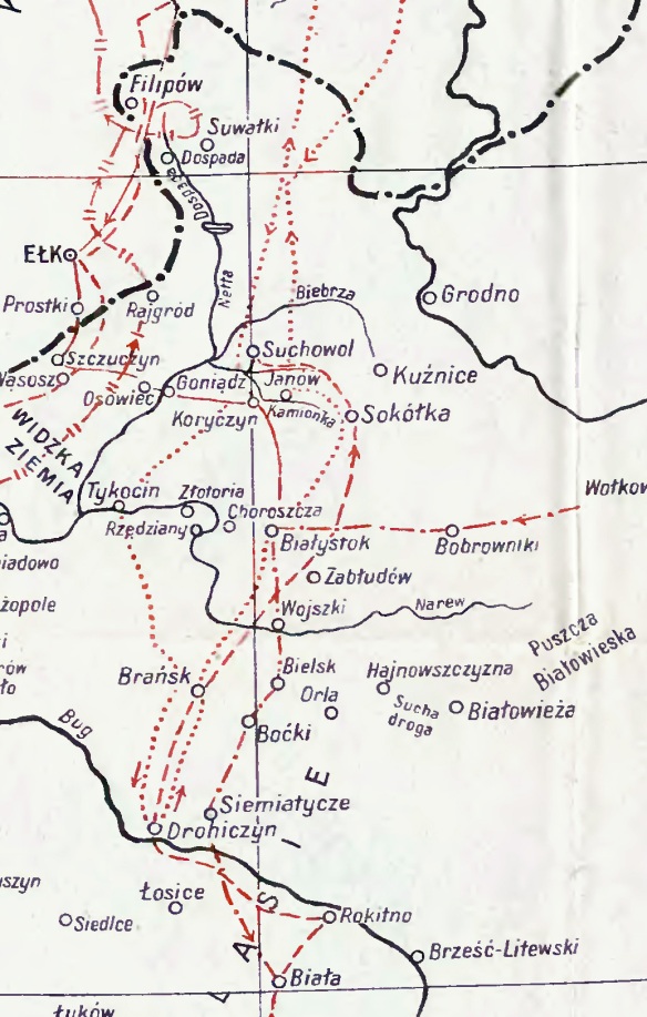 Mapa do „Potopu” H. Sienkiewicza